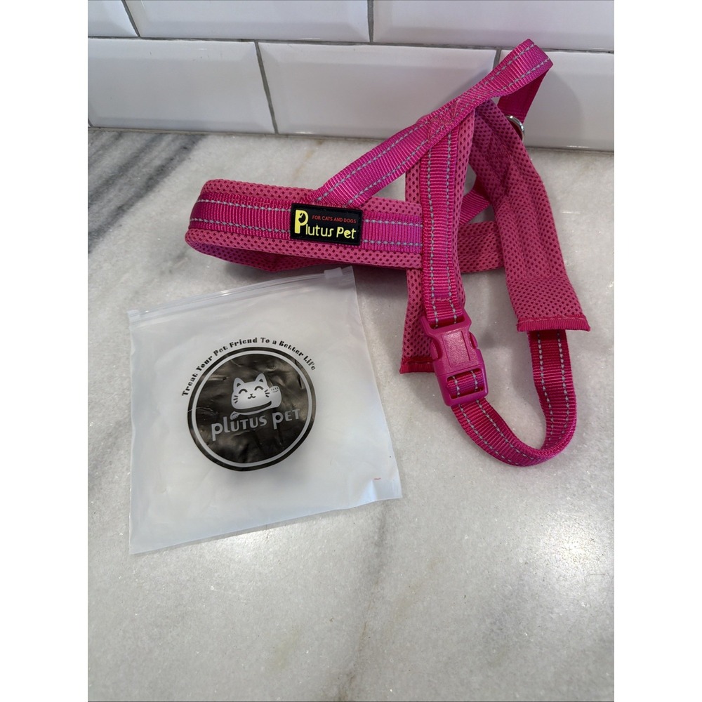 Plutus Pet Dog Harness Hot Pink Size M New